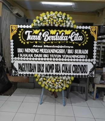 Papan Bunga di Jati Kulon Jati
